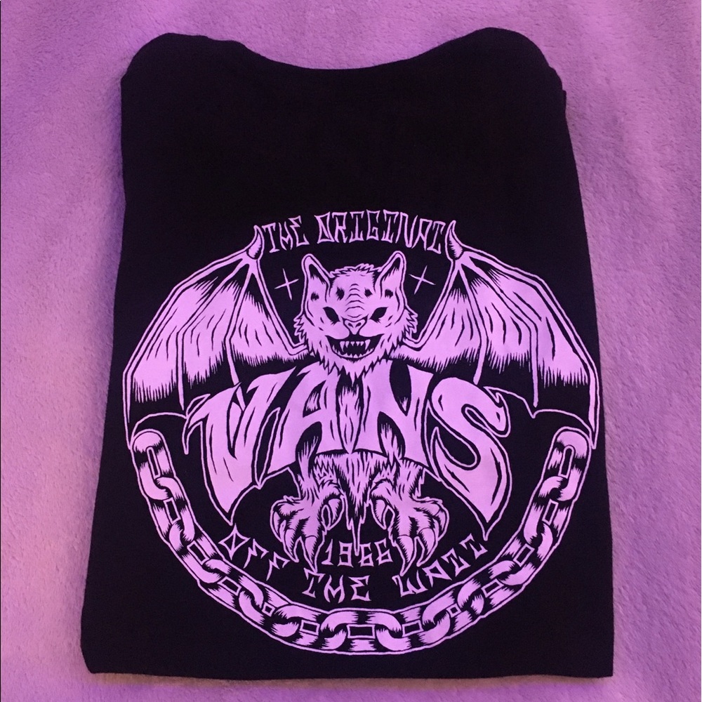 Vans black tee